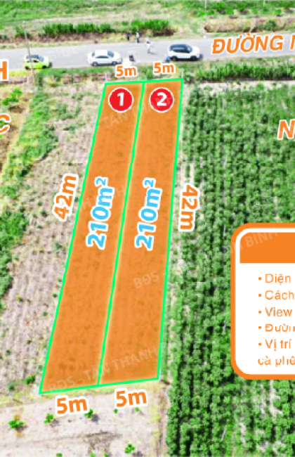 000 - 🔥 2 NỀN ĐẤT MẶT TIỀN KINH DOANH ĐƯỜNG 4-4 - VIEW NÚI BÀ CỰC ĐẸP 🔥