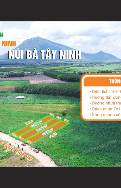 003 - 🌿 ĐẤT NGHỈ DƯỠNG VIEW NÚI BÀ – GIÁ CHỈ 500 TRIỆU 🌿