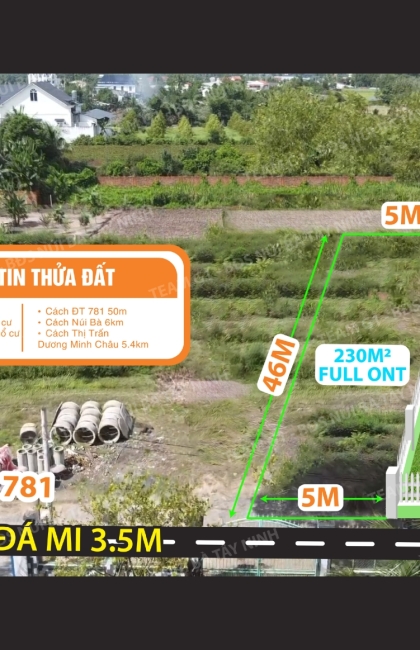 011 - 🔥 LÔ ĐẤT DUY NHẤT – CÁCH NHỰA 781 CHỈ 50M – GẦN CHỢ & UBND XÃ PHAN – FULL THỔ CƯ - GIÁ CHỈ 470 TRIỆU 🔥
