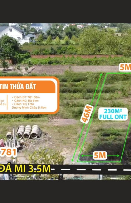 011 - 🔥 LÔ ĐẤT DUY NHẤT – CÁCH NHỰA 781 CHỈ 50M – GẦN CHỢ & UBND XÃ PHAN – FULL THỔ CƯ - GIÁ CHỈ 470 TRIỆU 🔥