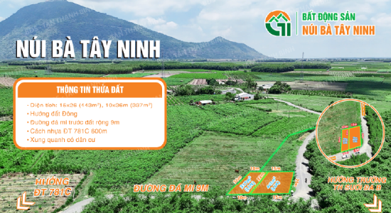 ​  009 - ĐẤT VIEW NÚI BÀ – GIÁ CỰC MỀM CHỈ 55 TRIỆU/M NGANG