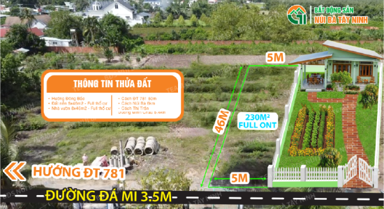 011 - 🔥 LÔ ĐẤT DUY NHẤT – CÁCH NHỰA 781 CHỈ 50M – GẦN CHỢ & UBND XÃ PHAN – FULL THỔ CƯ - GIÁ CHỈ 450 TRIỆU 🔥