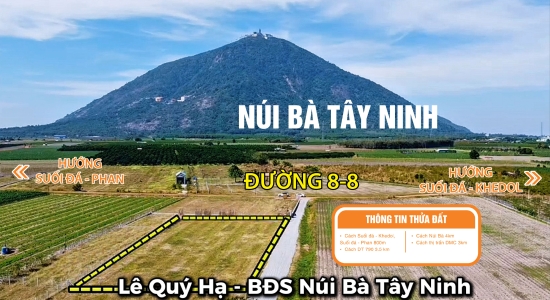 029-8 LÔ ĐẤT ĐƯỜNG 8-8 - XÃ PHAN, DƯƠNG MINH CHÂU