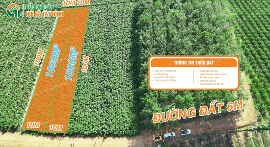 020 - (Đã bán) -🔥 LÔ ĐẤT 1.000M² – SUỐI ĐÁ🔥