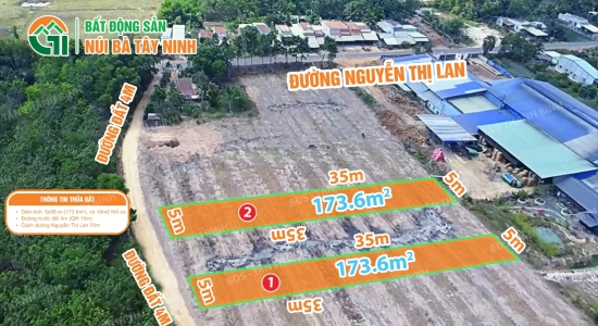 004 - ✨ 2 LÔ ĐẤT NỀN GIÁ RẺ KHU DÂN CƯ - HOÀ HIỆP – TÂN BIÊN – TÂY NINH ✨