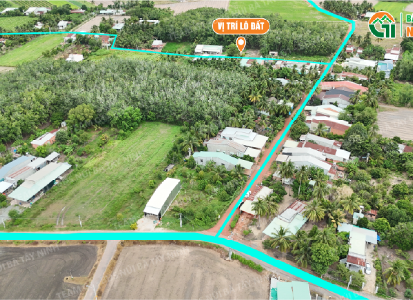 018 - 🏡 Lô đất sát ranh Thị trấn Dương Minh Châu – Khu Dân Cư, giá chỉ 370 triệu 💰
