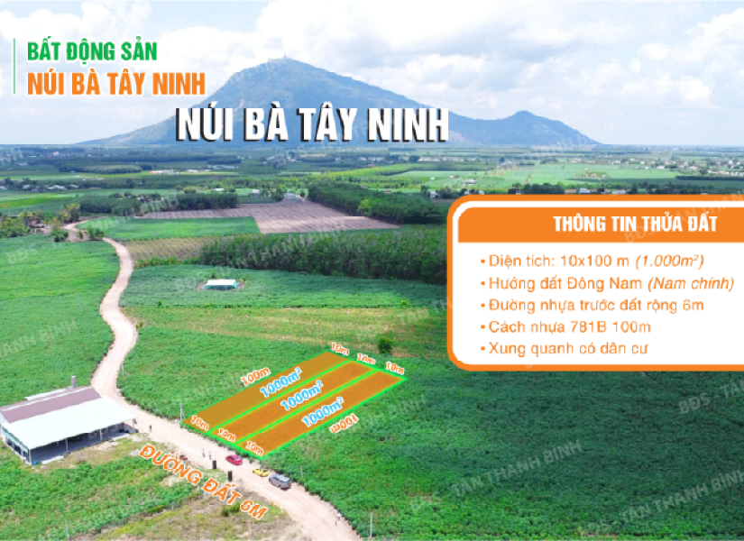 003 - 🌿 ĐẤT NGHỈ DƯỠNG VIEW NÚI BÀ – GIÁ CHỈ 500 TRIỆU 🌿