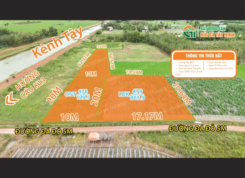 023-🏞 MỞ CỬA NHÌN KÊNH TÂY, QUAY LẠI THẤY NÚI BÀ – VIEW CÓ 1-0-2 TẠI XÃ CHÀ LÀ (CŨ), CẦU KHỞI (MỚI) - TÂY NINH 🏡