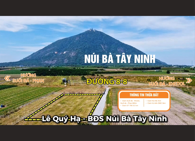 029-8 LÔ ĐẤT ĐƯỜNG 8-8 - XÃ PHAN, DƯƠNG MINH CHÂU