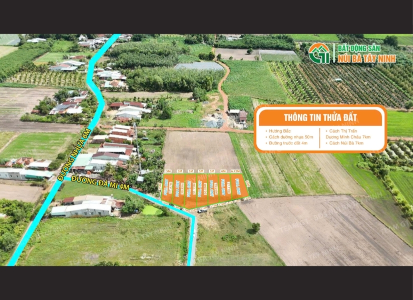 021 - (Đã bán 7 nền) - ĐẤT PHÂN LÔ - GIÁ MỀM - KHU DÂN CƯ - SÁT NHỰA