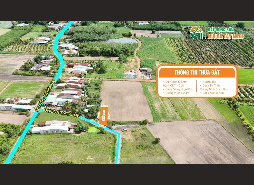 021 - ĐẤT NỀN- GIÁ MỀM - KHU DÂN CƯ - SÁT NHỰA