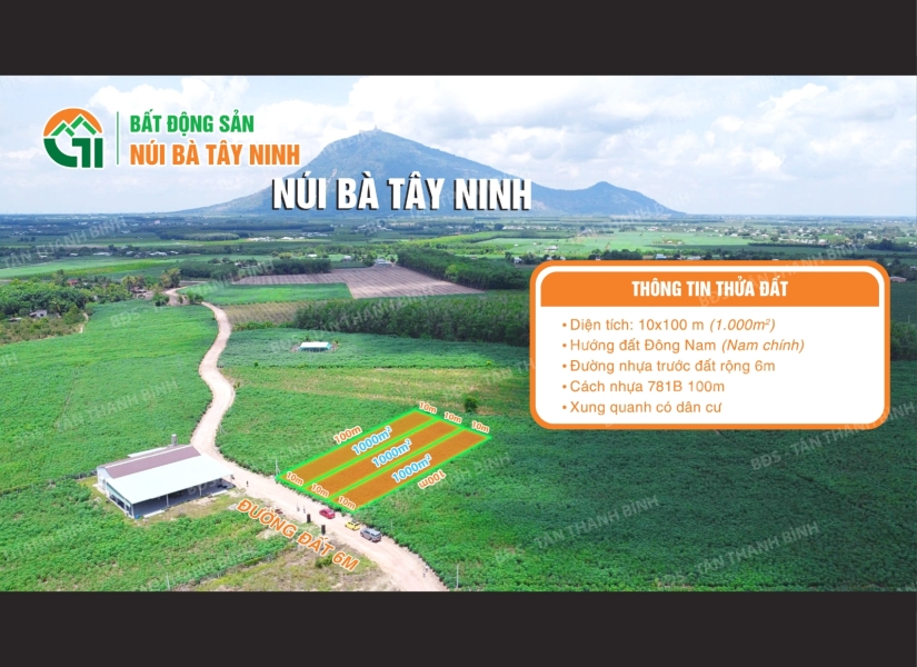 003 - 🌿 ĐẤT NGHỈ DƯỠNG VIEW NÚI BÀ – GIÁ CHỈ 500 TRIỆU 🌿