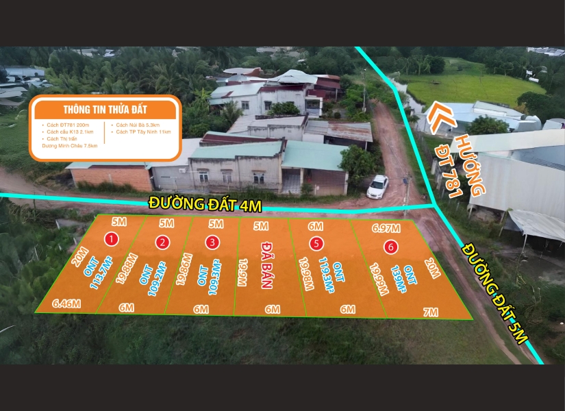 028-SỈ & LẺ 5 LÔ ĐẤT VỊ TRÍ THUẬN LỢI - CÁCH UB,CHỢ, TRƯỜNG HỌC XÃ PHAN CHƯA TỚI 1KM