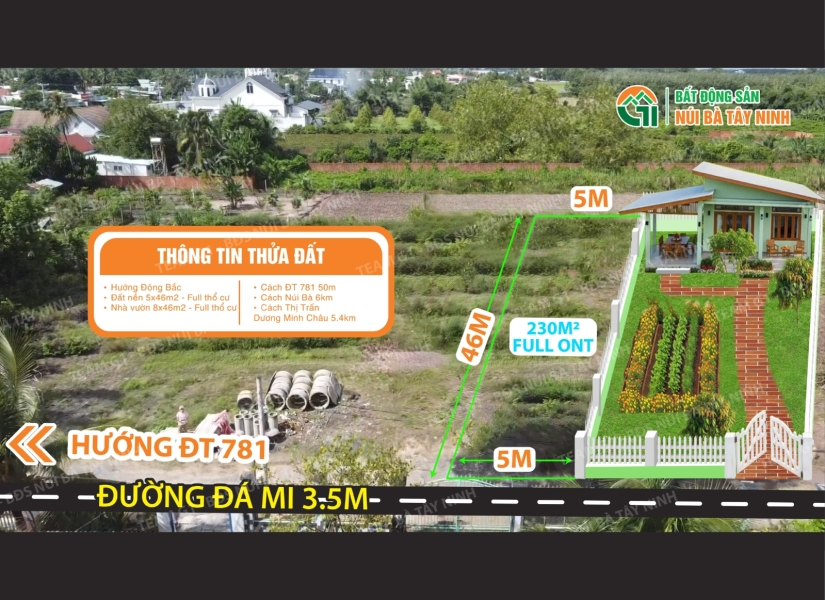 011 - 🔥 LÔ ĐẤT DUY NHẤT – CÁCH NHỰA 781 CHỈ 50M – GẦN CHỢ & UBND XÃ PHAN – FULL THỔ CƯ - GIÁ CHỈ 470 TRIỆU 🔥