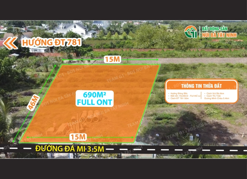 019 - (Đã bán) - LÔ ĐẤT  GẦN CHỢ & UBND XÃ PHAN – FULL THỔ CƯ 🔥