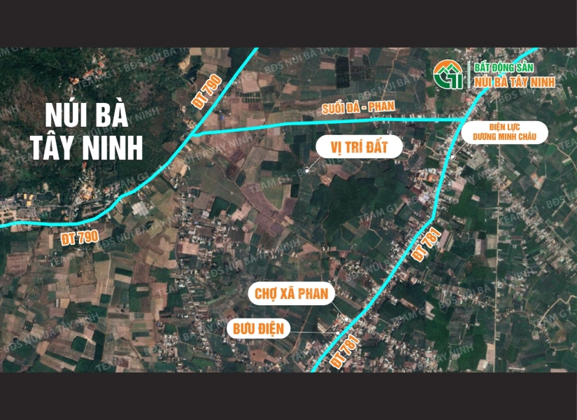 025-​ SỞ HỮU NGAY 16 LÔ SÀO ĐẸP TẠI XÃ PHAN – GẦN NÚI BÀ TÂY NINH – CHỈ 550 TRIỆU/LÔ   ​