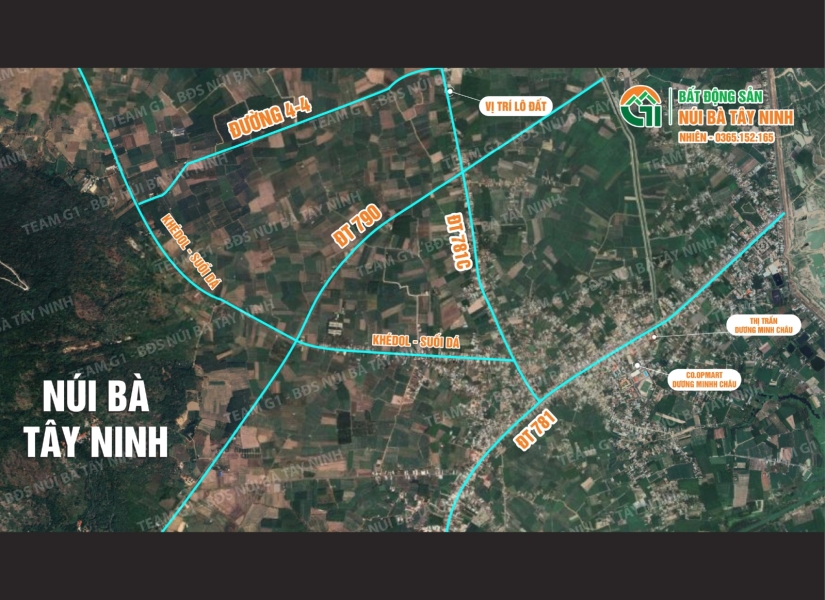 014 - 🔥 MẶT TIỀN KINH DOANH – DIỆN TÍCH LỚN – VIEW CHÍNH DIỆN NÚI BÀ – TRỤC ĐƯỜNG NHỰA DÂN SINH DT781C QH 45M– GIÁ CHỈ TỪ 1.6 TRIỆU/M² - 2.8 TRIỆU/M²🔥