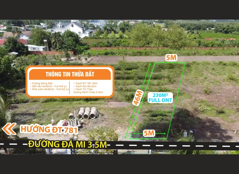 011 - 🔥 LÔ ĐẤT DUY NHẤT – CÁCH NHỰA 781 CHỈ 50M – GẦN CHỢ & UBND XÃ PHAN – FULL THỔ CƯ - GIÁ CHỈ 470 TRIỆU 🔥
