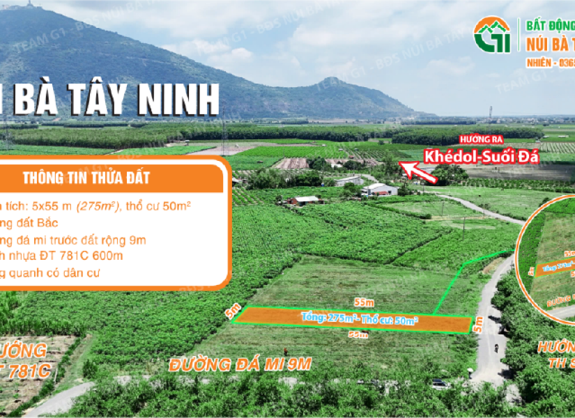 008 - 🔥 NỀN ĐẤT VIEW NÚI BÀ GIÁ CỰC MỀM – CHỈ 310 TRIỆU 🔥