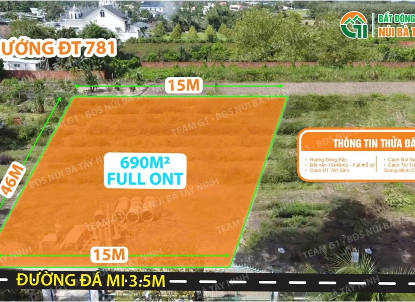 019 - (Đã bán) - LÔ ĐẤT  GẦN CHỢ & UBND XÃ PHAN – FULL THỔ CƯ 🔥